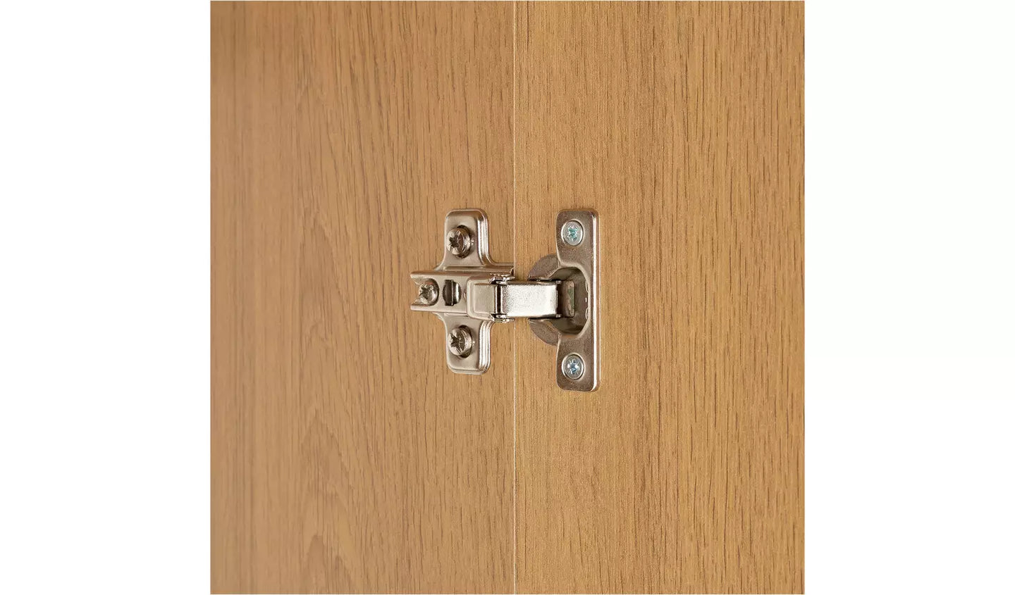 Seville 3 Door Wardrobe - Oak Effect